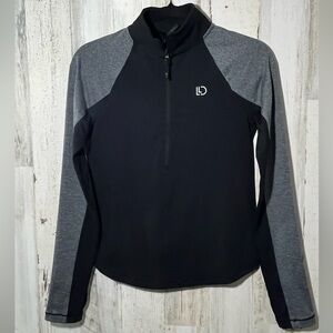 Aeropostale Live Love Dream Full Zip-Up Black Gray Athletic Jacket XS